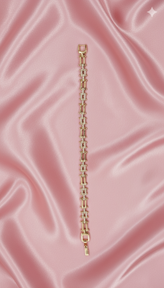 Gourmette Maille Scintillante