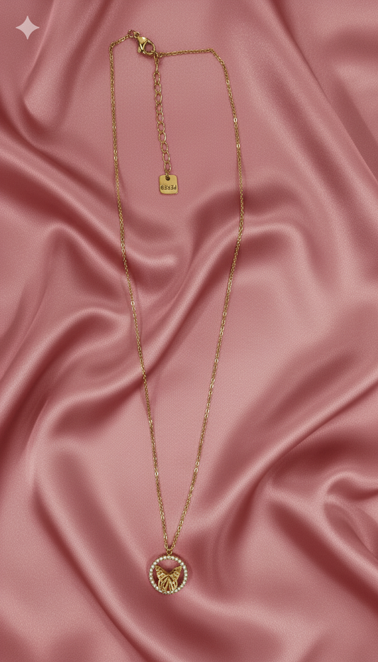 Collier Papillon Éternel